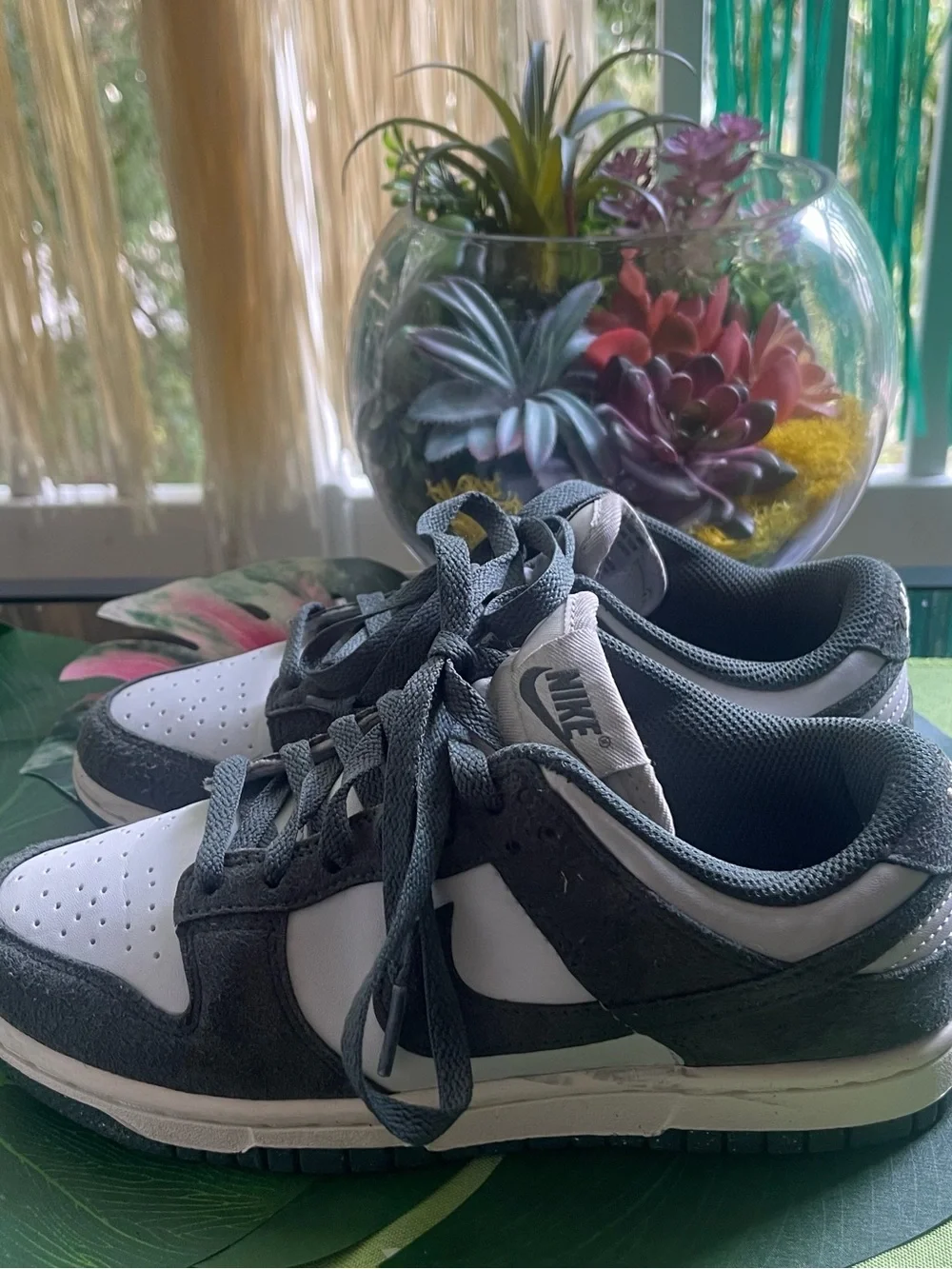 Nike Black and White Low-Top Sneakers